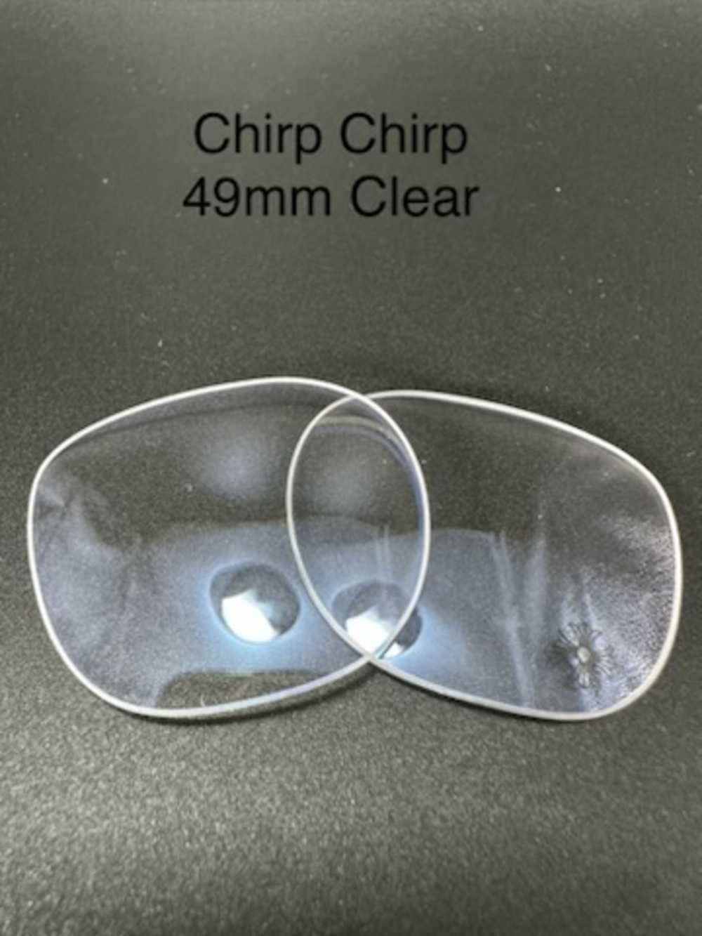 Original Demo Lenses for Chrome Hearts Chirp Chirp Eyeglasses Clear 49mm New